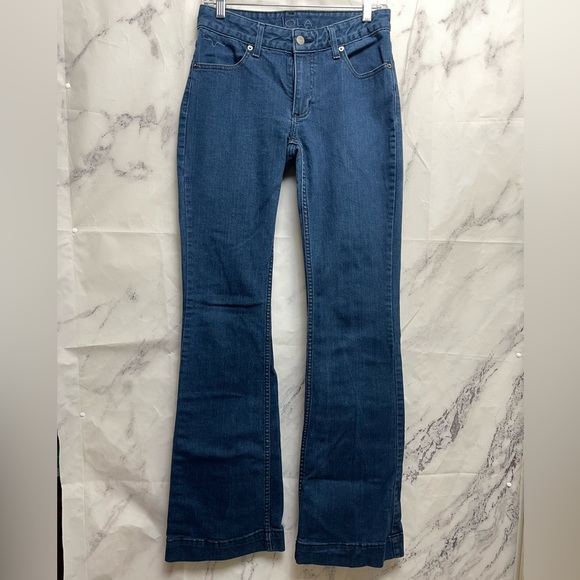 Kimes Ranch Jeans Kimes Ranch Lola Mid Rise Flare Denim Trouser